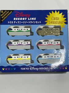 TOMICA Tokyo Disney Resort Resort Line 6 car set with gold-plated vehicle Rare! - Picture 1 of 12