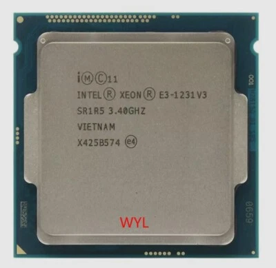 Intel Xeon E3-1231 V3 SR1R5 LGA-1150 CPU Processor 3.40 - 3.80GHz 4-Core 8MB 80W - Image 1 of 4