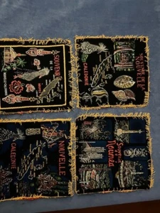 Nouvelle Caledonie Souvenir 4 Couch Pillow Covers Beautifully Decorated Oriental - Picture 1 of 7