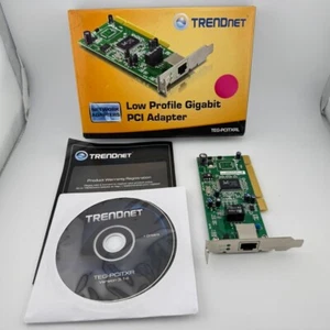 TRENDnet TEG-PCITXRL PCI Gigabit Ethernet Network Card - NEW NOS - Picture 1 of 6
