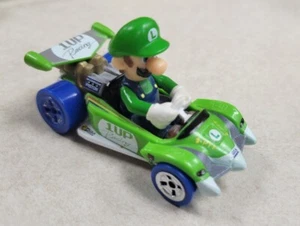 Hot Wheels Mario Kart Luigi Circuit Special Kart LOOSE Used - Picture 1 of 7