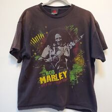 Bob Marley Zion Rootswear T Shirt Size Large Short Sleeve Color Black