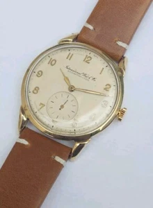 Vintage IWC International Watch Company 14k Solid Gold Cal. C83 Men's 35mm Watch - Picture 1 of 23