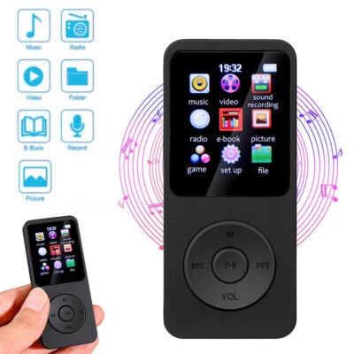 Reproductor MP3 MP4 de música sin pérdidas Bluetooth deportivo radio FM grabadora soporte 64 GB Foto 1 de 4