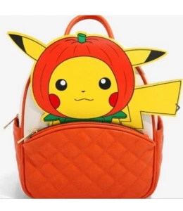Pokémon Pumpkin Pikachu Mini Backpack - BoxLunch Exclusive Nwt - Picture 1 of 5