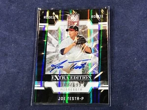 G3-26 BASEBALL CARD - JOE TESTA MINNESOTA ROOKIE - 2009 PANINI - AUTOGRAPHED - Imagen 1 de 3