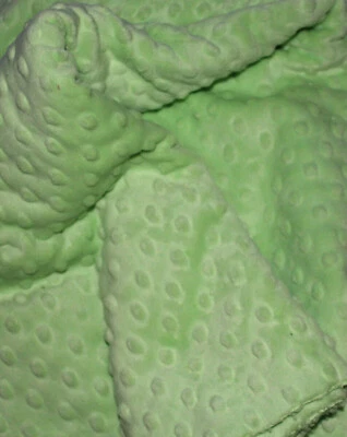 COMO NUEVO VERDE MINKY CUDDLE HOYUELO PUNTO FELPA COSER EDREDÓN TELA ARTESANAL POR Y PRECORTADOS Foto 1 de 3