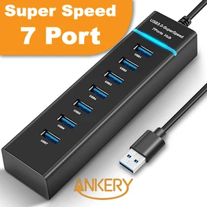 USB A USB 3.0HUB Super Speed Verteiler Splitter Datenhub 7Port für Laptop Ankery - Bild 1 von 10