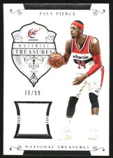 2014-15 Panini National Treasures Material Treasures #MTPP Paul Pierce Jersey/99