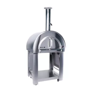 Smart Freestanding Wood Fired Pizza Oven In Black & S/Steel Finish (PW01+PW01-C) - Picture 1 of 10