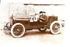 Teens Hudson Vintage Super Six Nummer 20 Rennfahrer mit Drahträdern 8 x 10 Foto - Bild 1 von 2