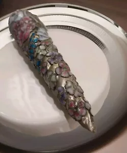 Cloisonne Enameled Icicle Ornament Christmas 56a Bch2 - Picture 1 of 9