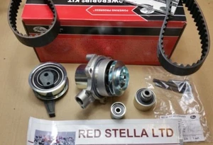Timing Belt Kit water pump for AUDI VW SEAT SKODA 1.6 2.0 TDI 2011- - Picture 1 of 11