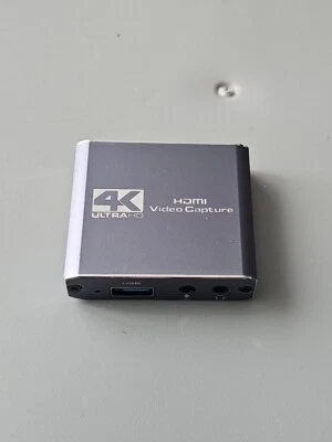 4K Audio Video Capture Card, USB 3.0 HDMI Video Capture Device Full HD Recording - Image 1 of 4
