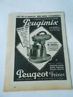 Publicité 1955  Peugimix Hacoir , rapes, mixer, moulin , presse fruits