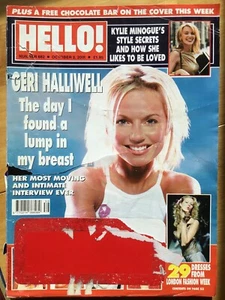 HELLO! GERI HALLIWELL KYLIE MINOGUE 2 OCTOBER 2001 - Picture 1 of 1