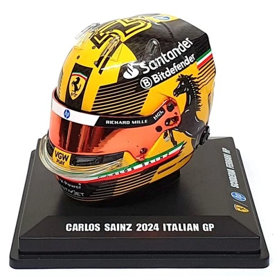 Look Smart 1/5 Scale LSHEL005 - F1 Helmet Carlos Sainz Ferrari Italian GP 2024 - Image 1 of 4