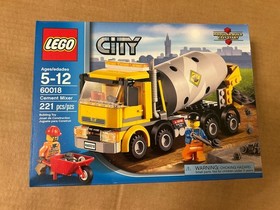 LEGO CITY: Cement Mixer (60018)-Brand New In Factory Sealed Box