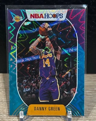 2020-21 Panini NBA Hoops - Danny Green #4 Teal Explosion Lakers - Image 1 of 2