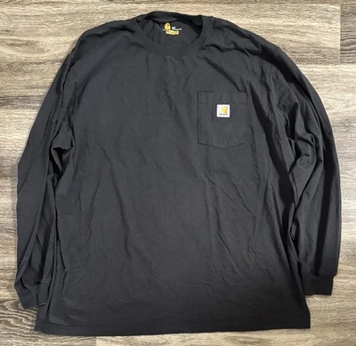 Camisa Carhartt Original Fit Manga Larga Bolsillo Talla 2XL Foto 1 de 4