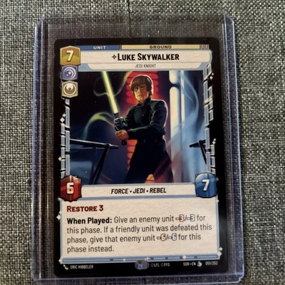 Luke Skywalker  Jedi Knight 051/252 Star Wars Unlimited - Image 1 of 2