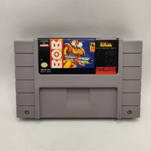 B.O.B. BOB Super Nintendo SNES Authentic Cartridge Cleaned Tested and Working - Picture 1 of 13
