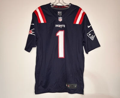 Camiseta NFL On Field New England Patriots Cam Newton para hombre talla M Foto 1 de 4