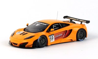 1:43 Truescale Mclaren Mp4-12C Gt3 #59 Orange 2011 Tsm114358 Diecast Modellino - Immagine 1 di 2