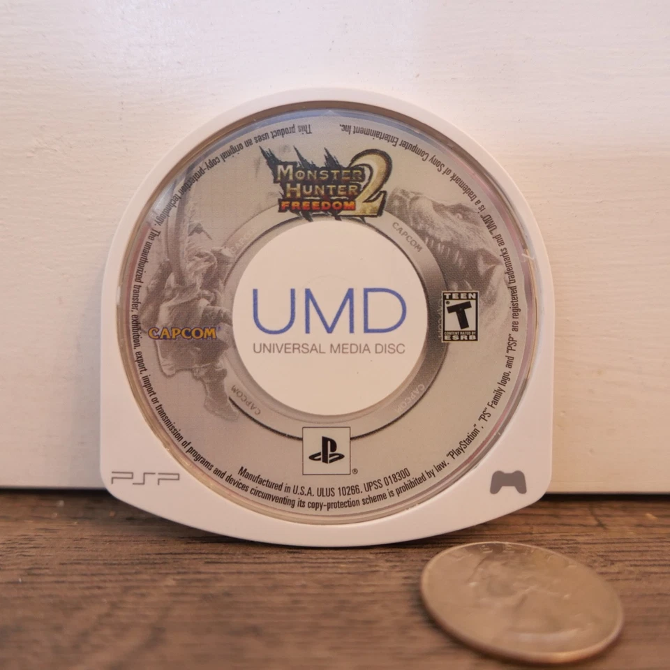 Authentic Monster Hunter: Freedom 2 PSP Used Tested Working Disc Only - Image 1 of 1