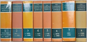 THE CAMBRIDGE HISTORY OF AFRICA 8 Volume Set. Prehistoric to 1975 - Picture 1 of 12