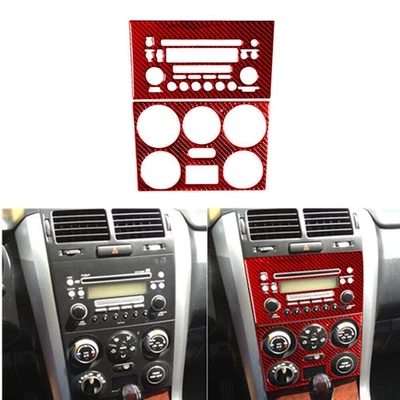 Cubierta de panel de consola central de fibra de carbono para Suzuki Grand Vitara 2006-2009 Foto 1 de 4