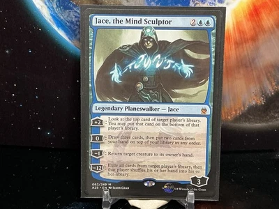 Magic the Gathering MTG Jace, the Mind Sculptor (62) Masters 25 - Image 1 of 4