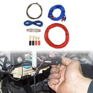 Quality Subwoofer Connection Set with Grounding and Heat Shrink Tubing - Picture 1 of 12