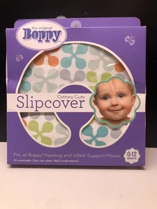 Boppy Pillow Slipcover Jacks Zipper Close Baby Nursing Bottle Feed Washable - Picture 1 of 5