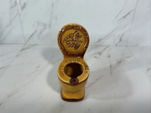 Vintage Aschenbecher "Rest Your Ash" Toilette Puerto Rico Souvenir Neuheit Humorvoll - Bild 1 von 15