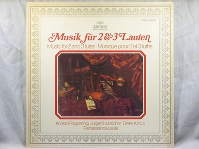 Music for 2 & 3 Lutes - Ragossnig, Hübscher, Kirsch - Archiv Produktion 2533 323 - Image 1 of 4