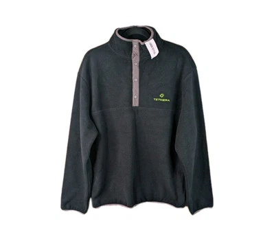 Urban Outfitters Nomad Fleece Mens Size Small Black Tethera Press Studs Pullover - Image 1 of 4