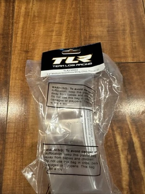 TLR 6.5” Medium Downforce Wing, Clear, Precut (2) TLR230002 - Image 1 of 2