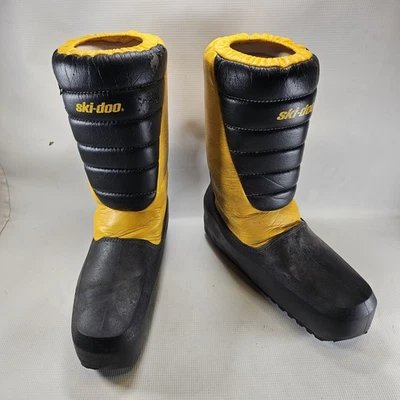 Botas de moto de nieve Ski-Doo de colección amarillas y negras botas de invierno talla 46/48 Foto 1 de 4