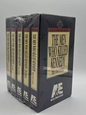 The Men Who Killed Kennedy VHS Time Life Video 5 Tape Set Brand New Sealed - Image 1 of 4
