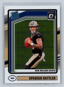2024 Donruss Optic #289 Spencer Rattler Base RC NFL New Orleans Saints - Picture 1 of 2