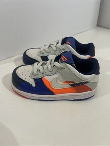 Nike Dunk Low SE White Light Silver Midnight Navy (TD) Gr. 8c - Bild 1 von 8