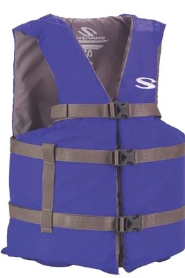 STEARNS Adult Classic Series Life Vest, USCG Approved Type III Life Jacket with Stand...