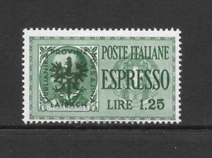 YUGOSLAVIA - LJUBLJANA SCOTT NE1 MH FVF - 1944 1.25L GRN SPECIAL DELIVERY ISSUE - Picture 1 of 2
