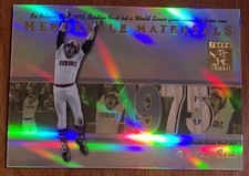 Carlton FISK🔥2002 Topps Tribute Memorable Materials Dual Bat Relic Red Sox HOF