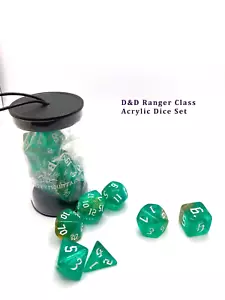 Set dadi acrilici DND - Classe D&D Ranger - Foto 1 di 9