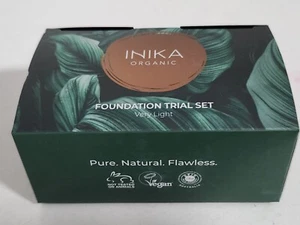 Inika Organic Light Foundation Trial Set Vegan Halal Pure Natural Flawless