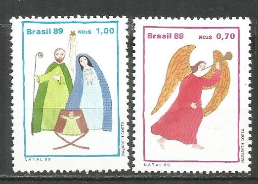 Brazil 1989 year mint stamps MNH(**) religion - Image 1 of 1