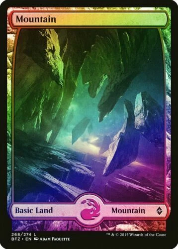 Mountain 268 Full Art Foil Battle for Zendikar Near Mint MTG Magic DNA GAMES - Image 1 of 1