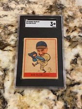 1938 GOUDEY HEADS-UP BOB FELLER RC #264 SGC 3 NEW LABEL CENTERED ICONIC ROOKIE